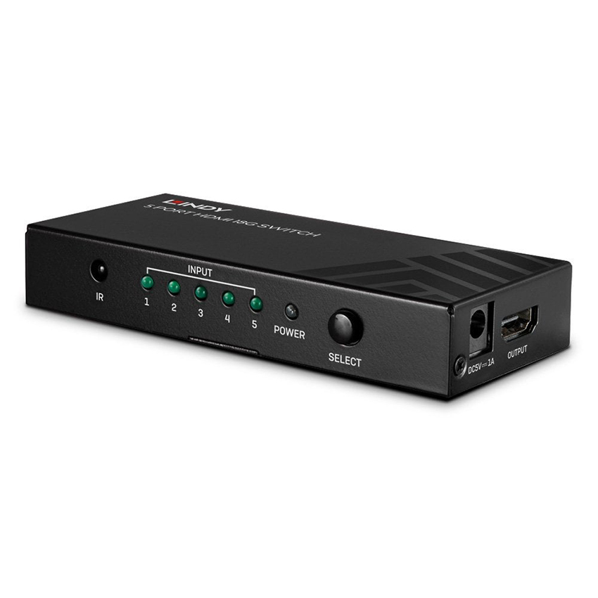 Lindy 38233 5 Port HDMI 18G Switch
