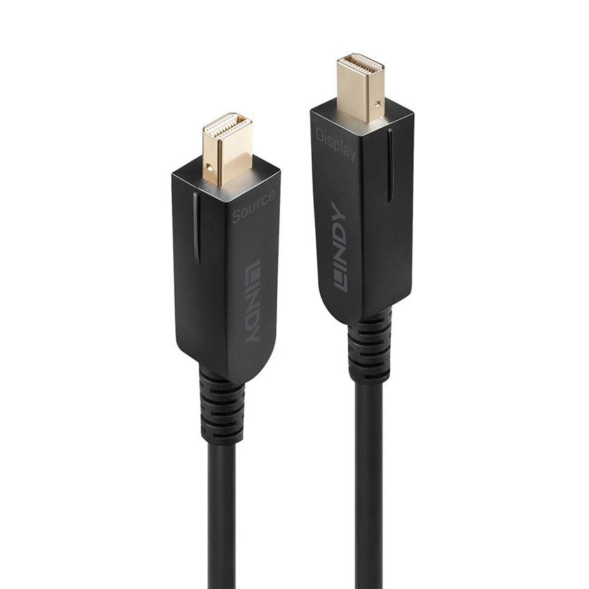 Lindy 38480 10m Fibre Optic Hybrid Mini DisplayPort Cable