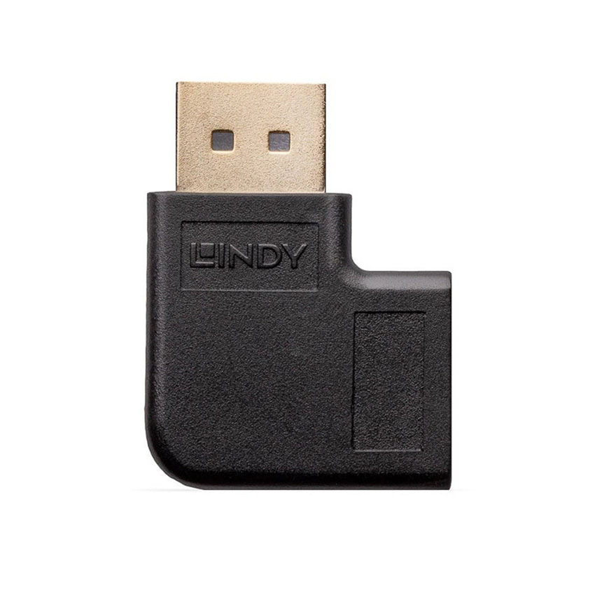 Lindy 41333 DisplayPort 1.4 Right Angled Adapter