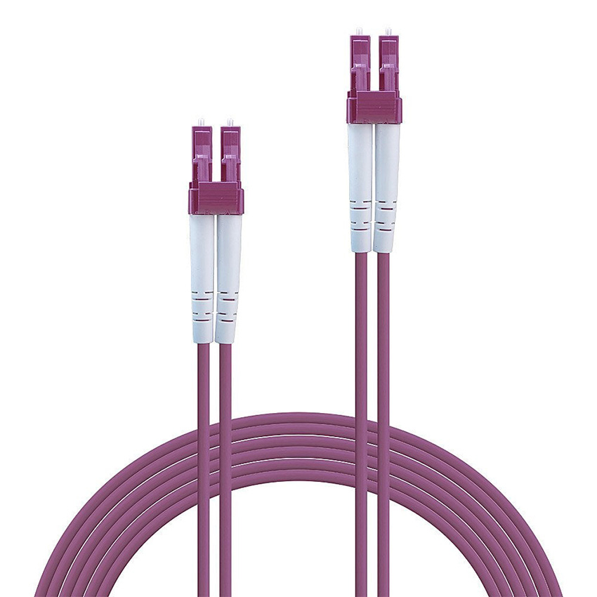 Lindy 46340 Fibre Optic Cable LC/LC OM4, 1m