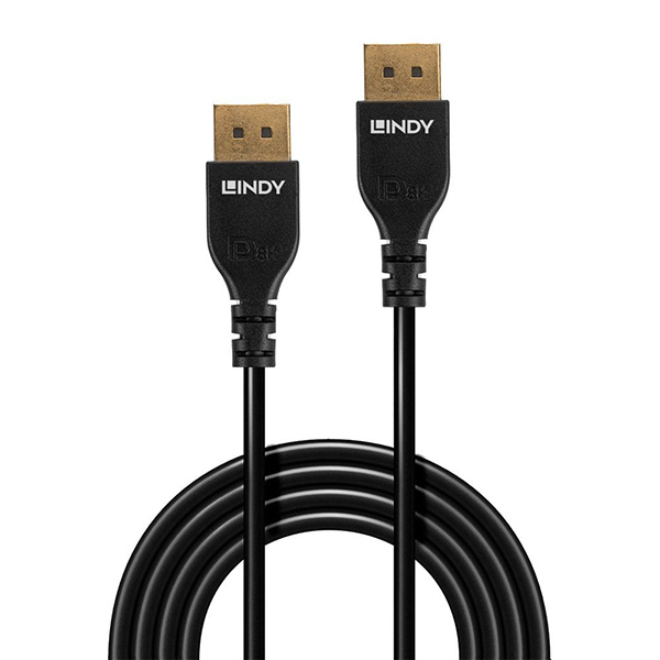 Lindy Slim DisplayPort 1.4 Cable