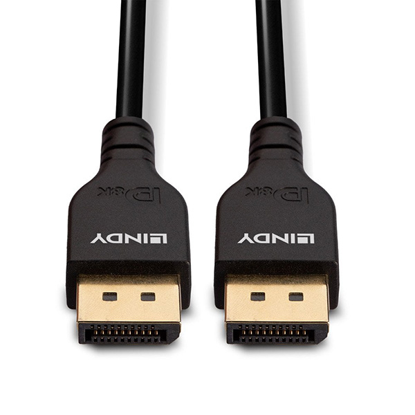 Lindy Slim DisplayPort 1.4 Cable