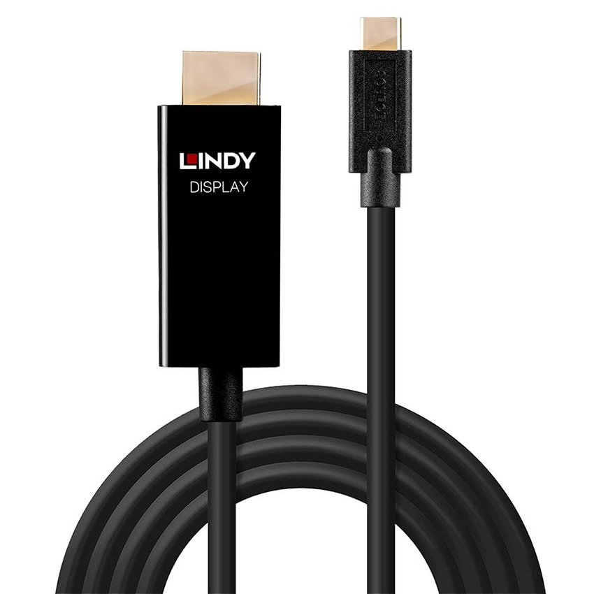 Lindy 43292 2m USB Type C to HDMI 4K60 Adapter Cable