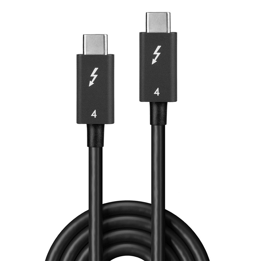 Lindy 31120 1m Thunderbolt 4 Cable, 40Gbps, passive