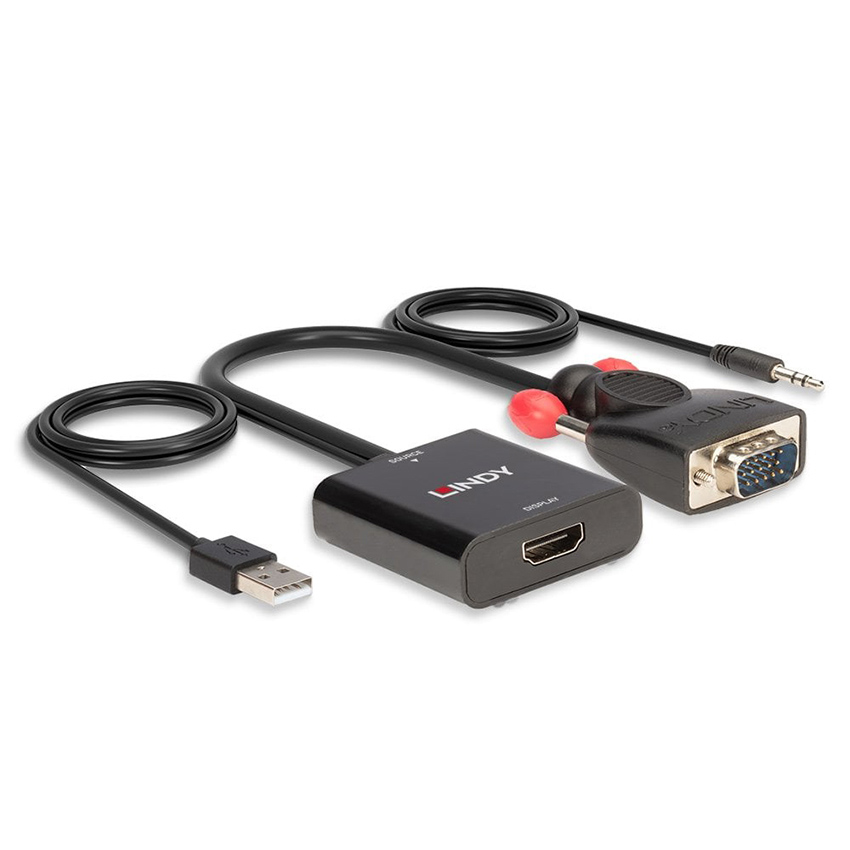 Lindy 38284 VGA & Audio to HDMI Converter
