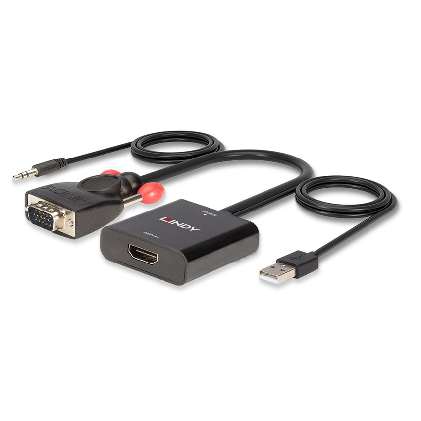Lindy 38284 VGA & Audio to HDMI Converter
