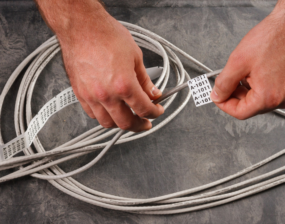 Brady B-498 Repositionable Vinyl Cloth Wire and Cable Labels - BMP51, BMP53