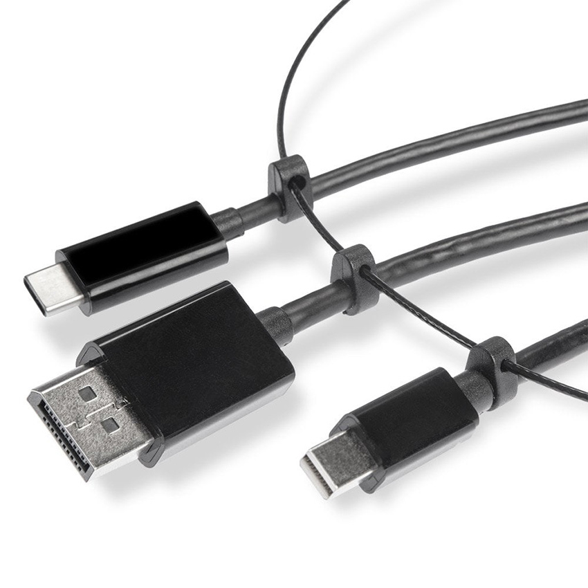Lindy 38304 USB Type C, mDP & DisplayPort to HDMI 18G Converter Tether