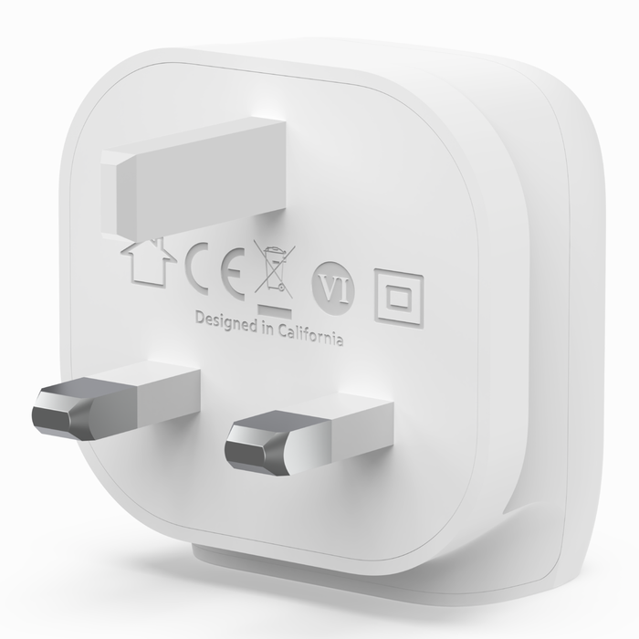 Belkin WCA006myWH BOOST CHARGE 20W PD PPS USB-C WALL CHARGER, WHT