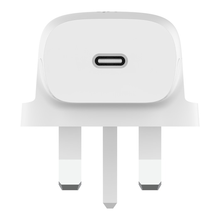 Belkin WCA006myWH BOOST CHARGE 20W PD PPS USB-C WALL CHARGER, WHT