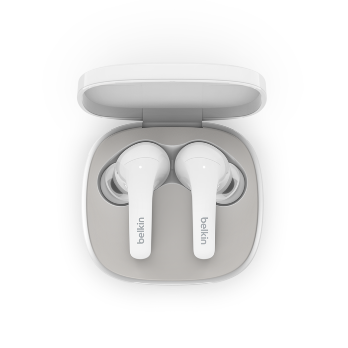 Belkin AUC006btWH SoundForm Flow Noise Cancelling Earbuds White