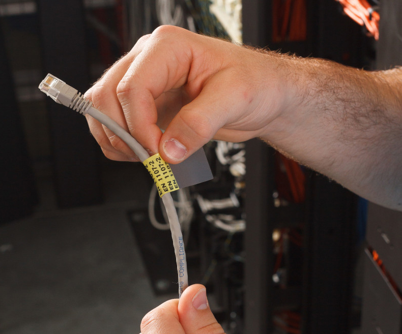 Brady B-427 Yellow Self-laminating Vinyl Wire and Cable Labels