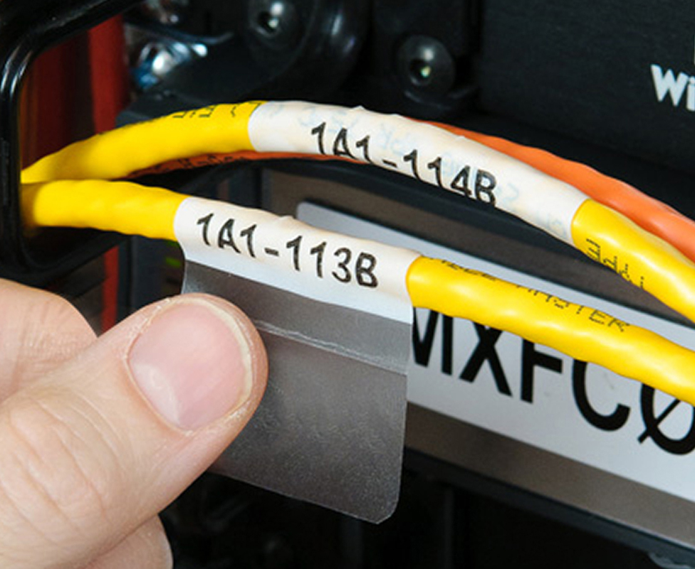 Brady B-427 Self-laminating Vinyl Wire and Cable Labels