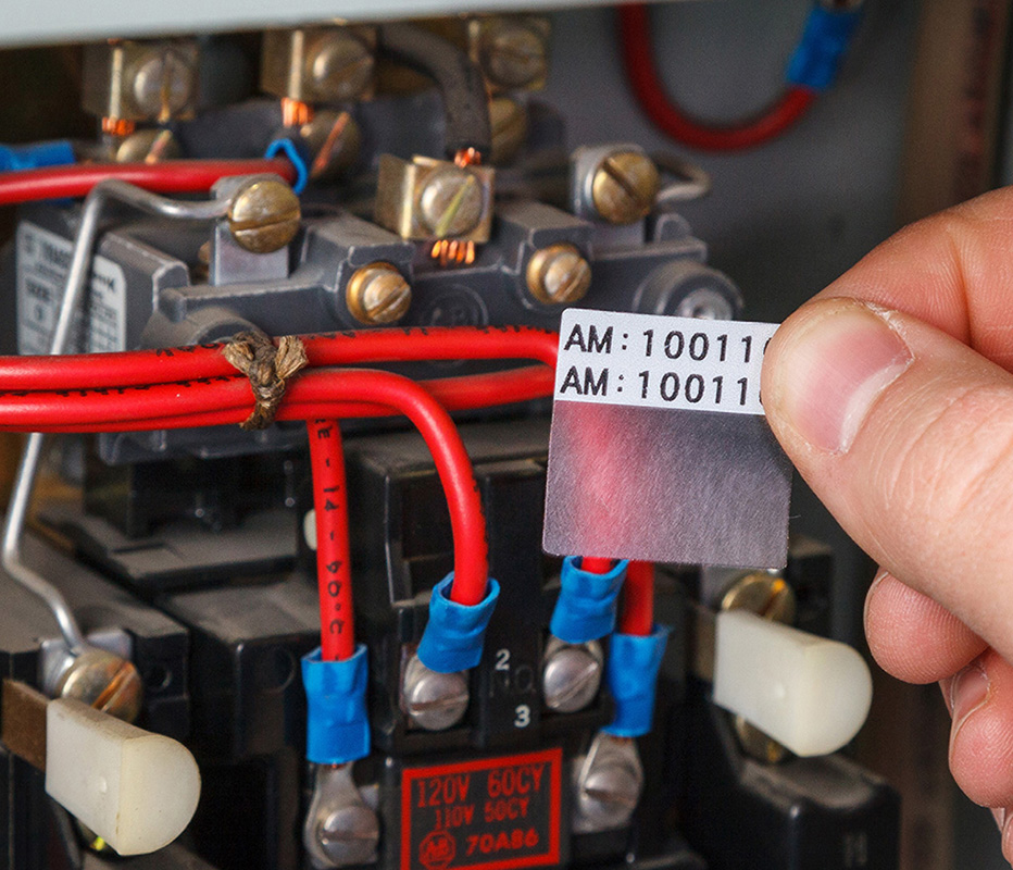 Brady B-427 Self-laminating Vinyl Wire and Cable Labels