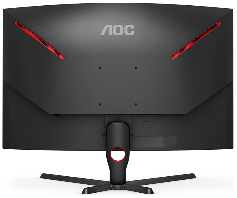 AOC C32G3AE/BK 31.5in Full HD LED Curved Monitor 1920 X 1080 Pixels Black, Red