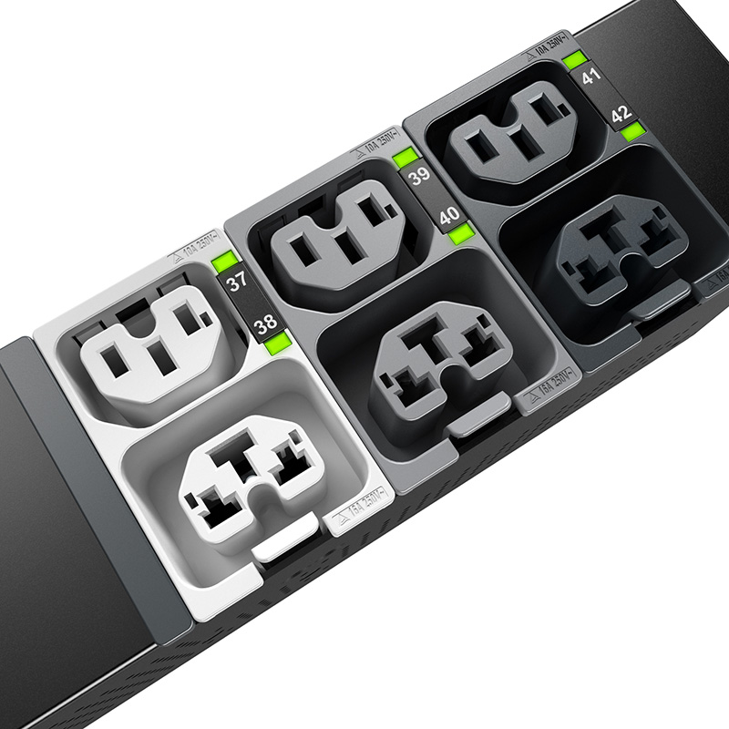 APC APDU10250ME NetShelter Advanced Metered 3Phase 42 Outlets IEC309 Rack PDU