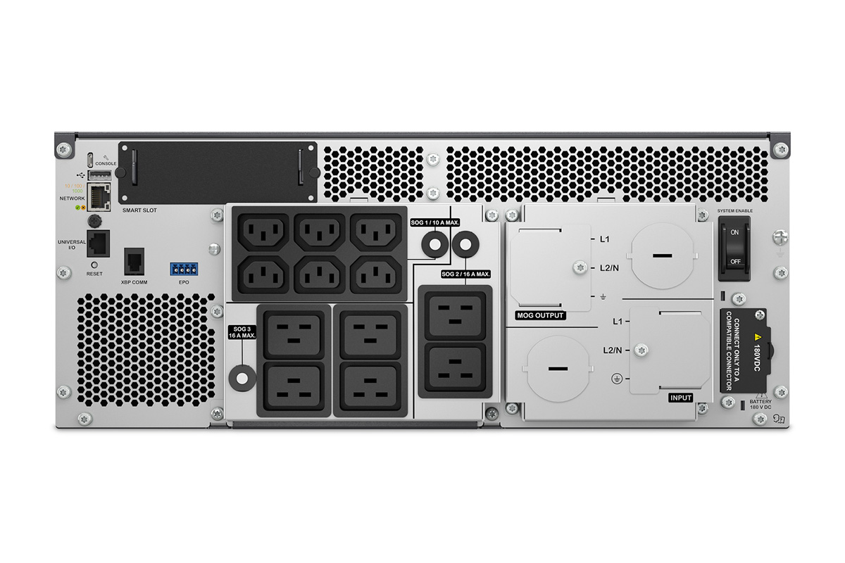 APC SRTL10KRM4UI Ultra On-Line Lithium ion 10KVA 4U Rack/Tower 230V Smart-UPS
