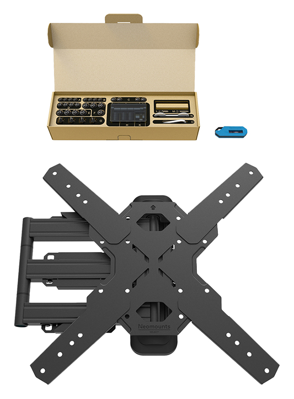 Neomounts WL40S-850BL14 Full Motion Wall Mount - Black