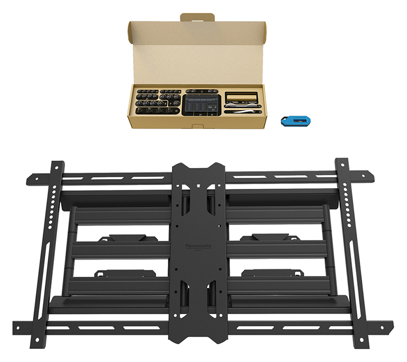 Neomounts WL40S-850BL18 Full Motion Wall Mount - Black