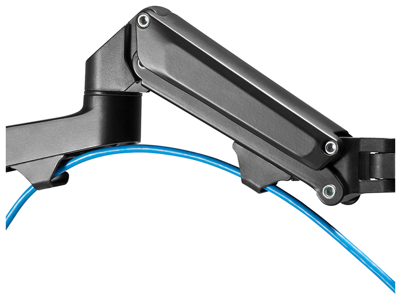Neomounts DS70-750BL1 Full Motion Monitor Arm Desk Mount - Black