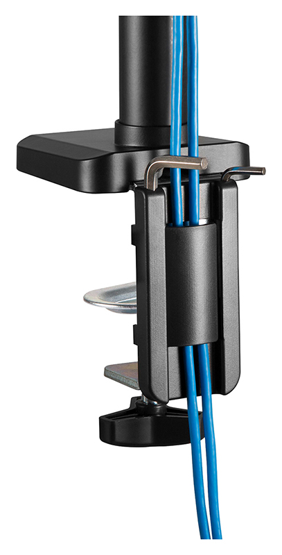 Neomounts DS70-750BL2 Full Motion Monitor Arm Desk Mount - Black
