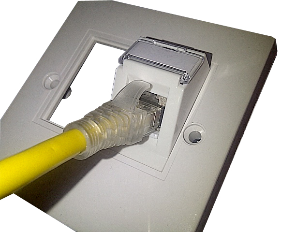 Molex MOD-Snap Keystone Jack Fascia 38.5 x 25mm Unloaded - White