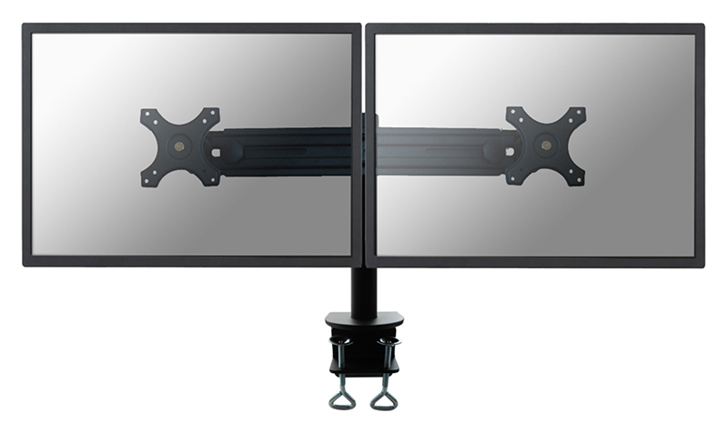 Neomounts FPMA-D700D Height AdjusTable Tilt/Turn/Rotate Dual Monitor Arm - Black
