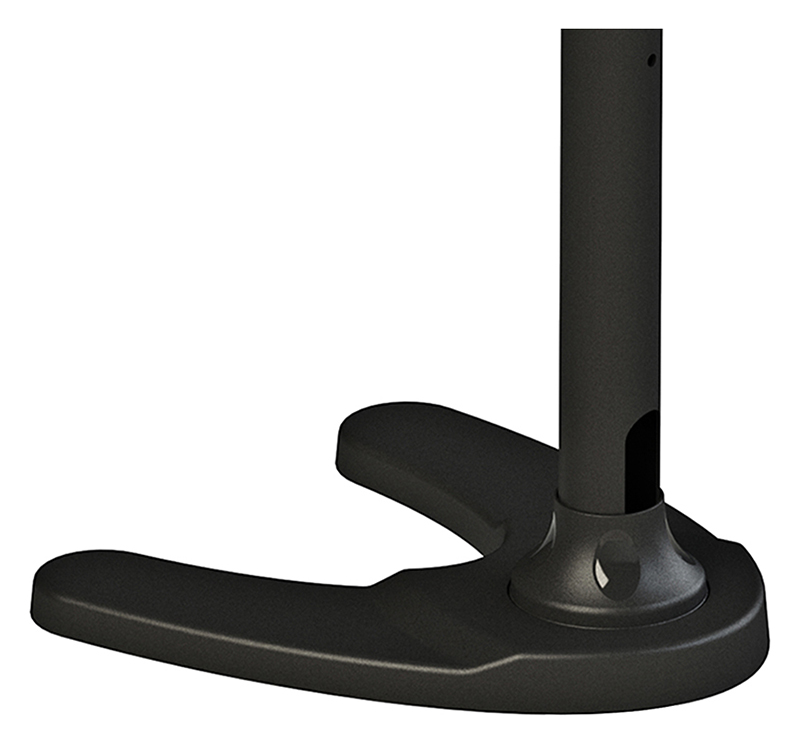 Neomounts FPMA-D700DD3 Height AdjusTable Tilt/Turn/Rotate Triple Desk Stand - Black