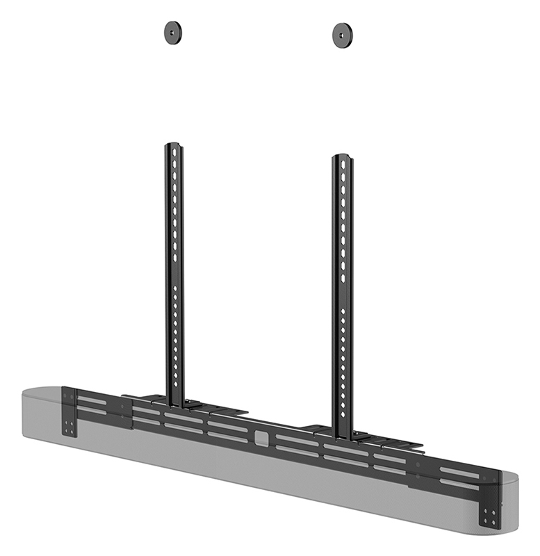 Neomounts AWL29-750BL1 Universal AdjusTable Depth Soundbar/Speaker Mount - Black