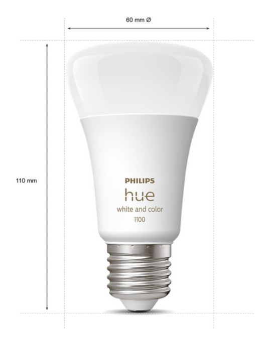 Philips Hue 929002468810 Starter kit: 2 E27 smart bulbs (1100)