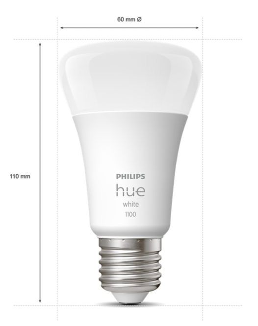 Philips Hue 929002469201 Starter kit: 2 E27 smart bulbs (1100)