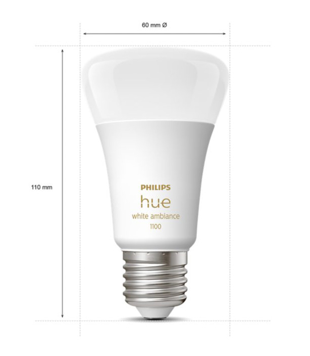Philips Hue 929002468401 A60 - E27 smart bulb - 1100