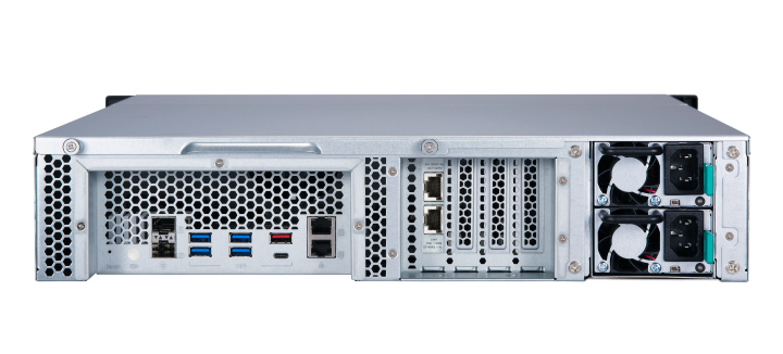 QNAP TS-h1277XU-RP NAS Rack 2U Ethernet LAN Black, Grey 3700X 