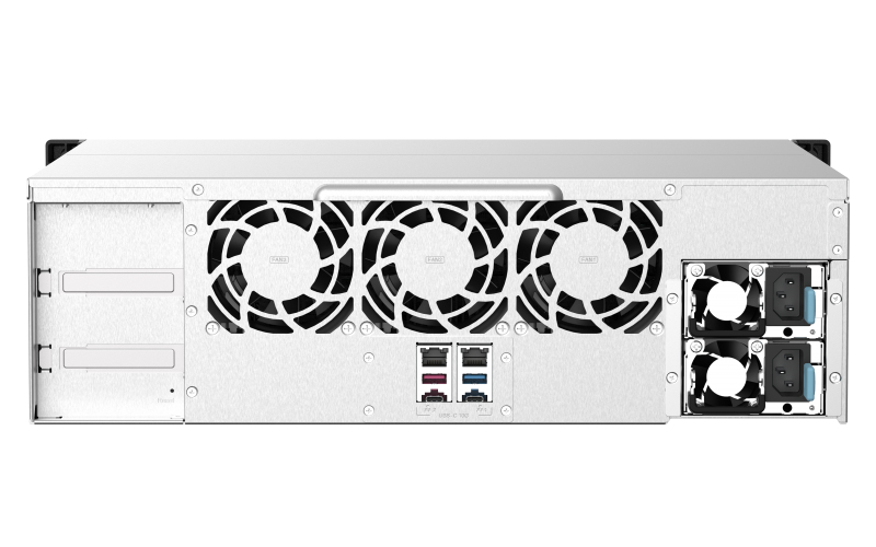 QNAP TS-1673AU-RP-16G NAS storage server Rack 3U Ethernet LAN Black, Grey V1500B