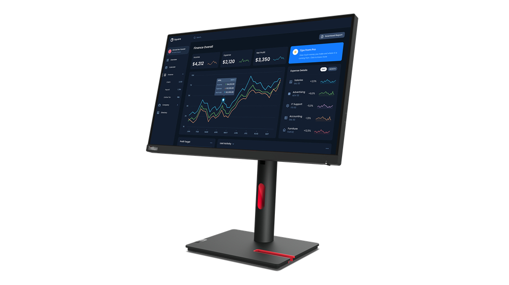 Lenovo 63B0MAT6UK ThinkVision T22i-30 LED display 54.6 cm(21.5in)1920x1080 pixels HD Black