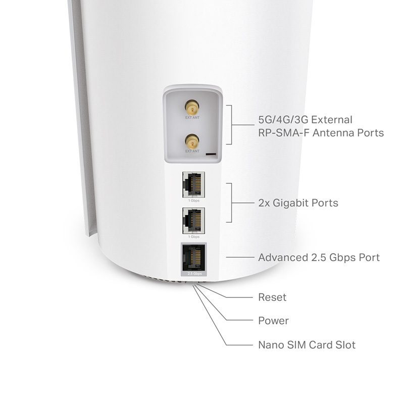 TP-Link DECO X50-5G(1-PACK) 5G AX3000 Whole Home Mesh WiFi 6 Gateway