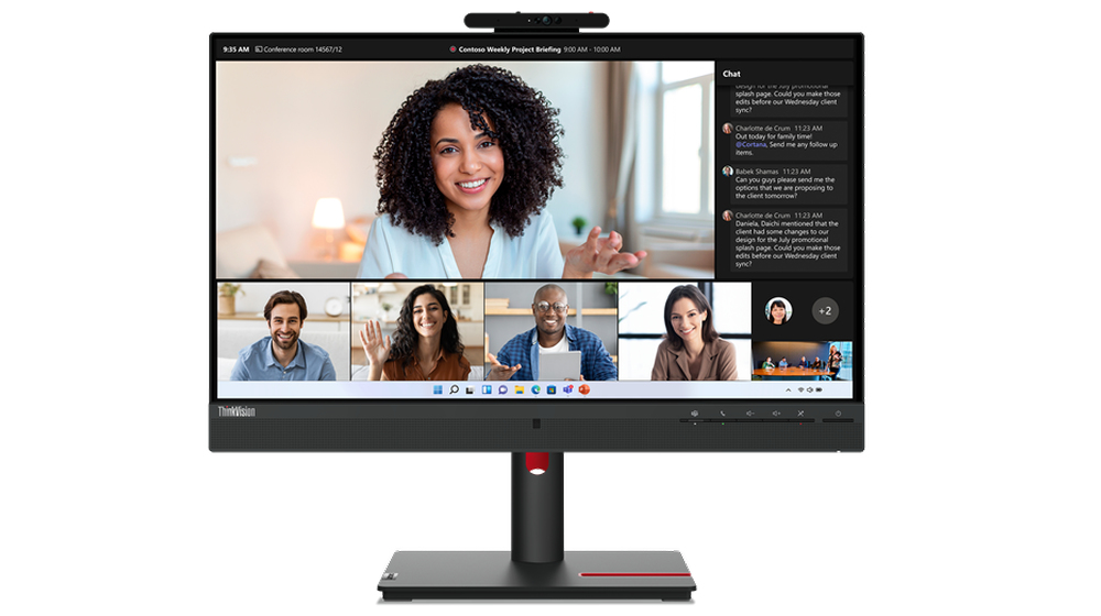 Lenovo 63D7UAT3UK ThinkVision T24mv-30 LED display 60.5cm (23.8in) 1920 x 1080 pixels HD