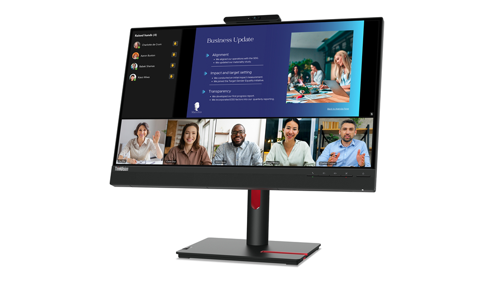 Lenovo 63D8MAT3UK ThinkVision T24v-30 LED display 60.5 cm (23.8in) 1920 x 1080 pixels