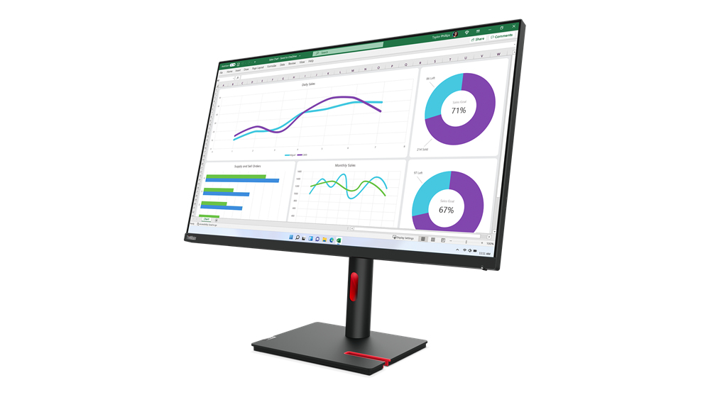 Lenovo 63D3GAT1UK ThinkVision T32h-30 LED display 80 cm (31.5in) 2560 x 1440 pixels