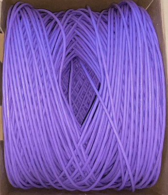 Molex PowerCat 6 U/UTP LS0H Cable Cca Violet 305m Easy Pull Box