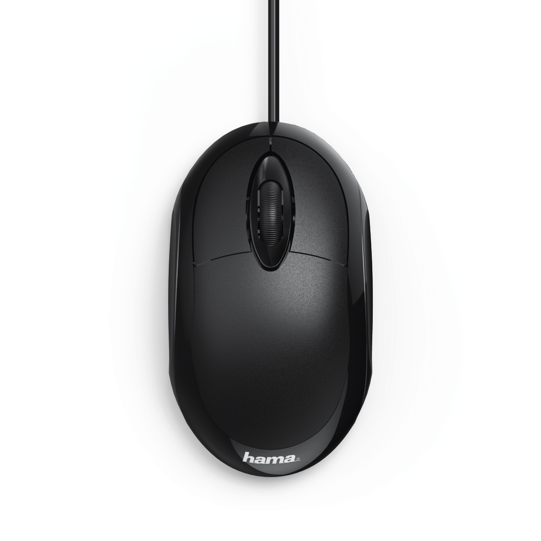 Hama 00182600 MC-100 Optical 3-Button Mouse, Cabled, black