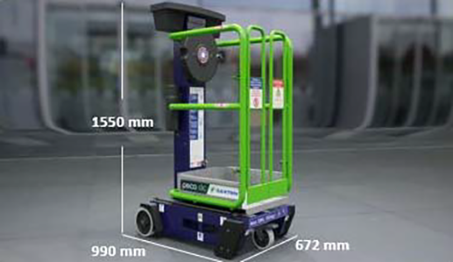 Completely Manual People Lifter - Up to 3.5m working height