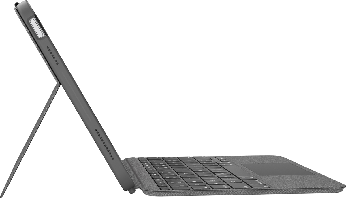 Logitech 920-011441 Combo Touch For iPAD, (7th, 8th, 9th & 10th gen) - OxFord Grey 