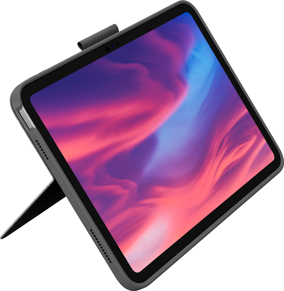 Logitech 920-011441 Combo Touch For iPAD, (7th, 8th, 9th & 10th gen) - OxFord Grey 