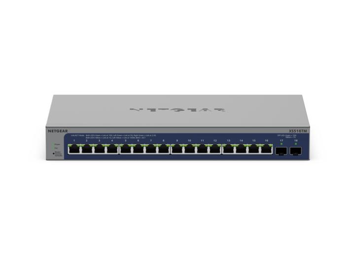 NETGEAR XS516TM S3600 Series 16-Port L2+ Managed Rackmount 2.5-Gigabit Switch