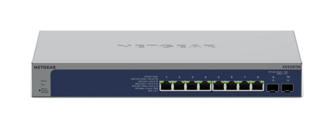 NETGEAR XS508TM S3600 Series 8-Port L2+ Managed Rackmount 2.5-Gigabit Switch