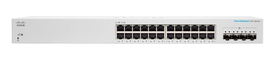 Cisco Business 220 CBS220-24T-4X 24 Ports Layer 2 Ethernet Switch