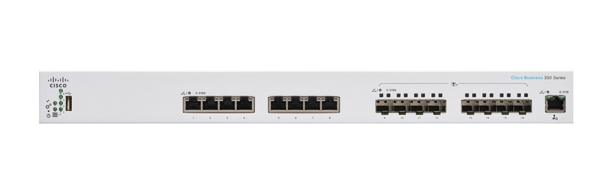 Cisco Business 350 CBS350-16XTS 8 Ports 10-Gigabit Layer 3 Switch
