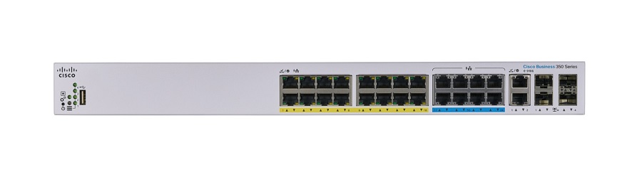 Cisco Business 350 CBS350-24NGP-4X 24 Ports Layer 3 PoE+ Switch