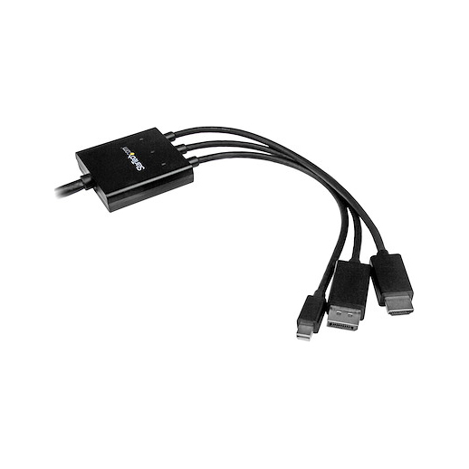 StarTech DPMDPHD2HD HDMI, DP or Mini DP to HDMI Converter Cable - 2m (6ft)